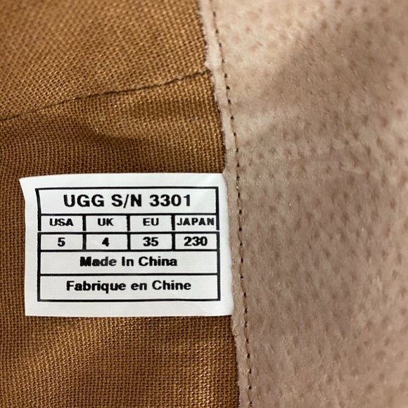 UGG Rayanne Style S/N 3301 Tall Suede Boots - Size 5 - Picture 8 of 10